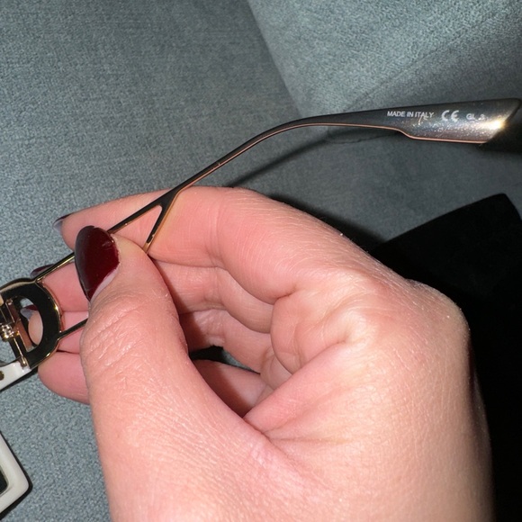 DIOR 30MONTAIGNE SU SQUARE SUNGLASSES IN IVORY - Picture 6 of 6